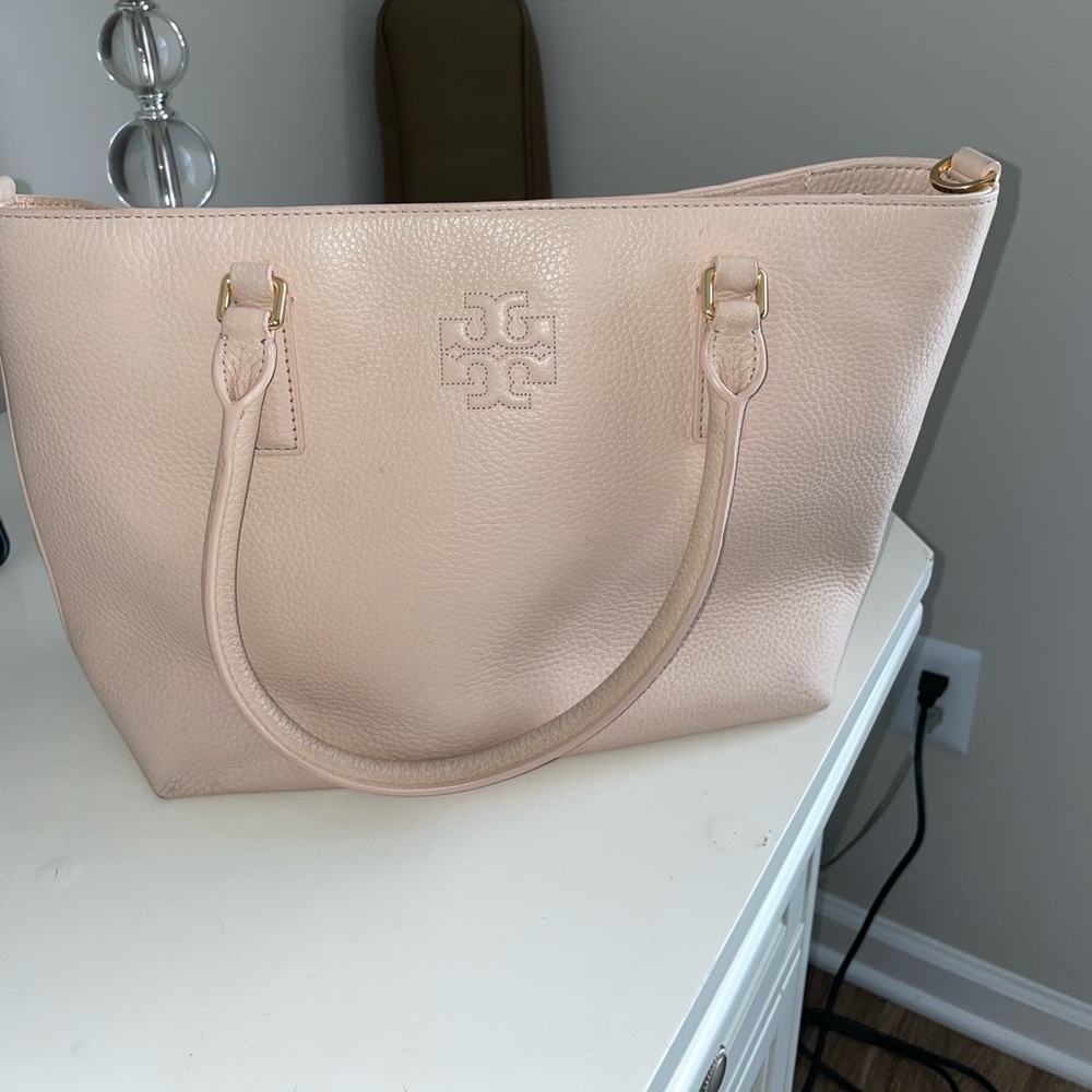 Baby pink Tory Burch handbag